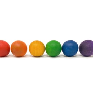 6 Rainbow Balls