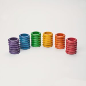 Rings x 36 (6 Colors)