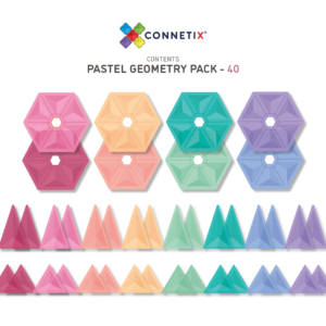 40 Piece Pastel Geometry Pack