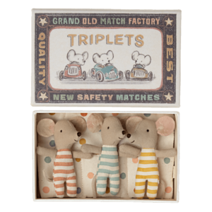 Triplets, Baby mice in matchbox (Preorder)