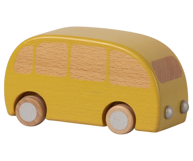 Wooden Bus - Yellow