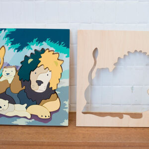 Wooden Puzzle – Lion
