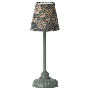Vintage floor lamp, Small  – Dark mint