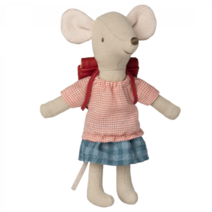 Tricycle mouse, Big sister with bag  – Red
