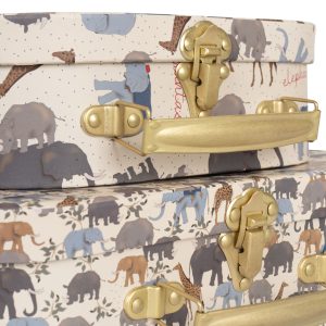 2 Pack Suitcase – safari/elephantastic