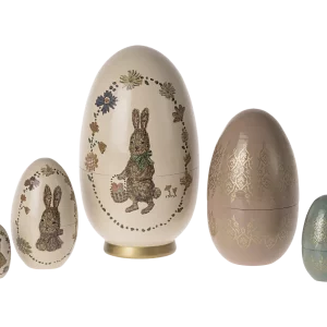 Easter babushka egg, 5 pcs set