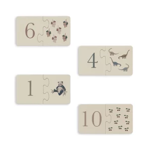cardboard puzzle numbers