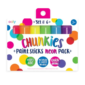 Chunkies Paint Sticks – Neon Set of 6
